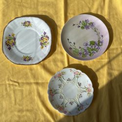 Porcelain and Bone China Plates - set of 3 or individual