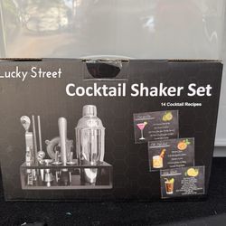 Lucky street cocktail shaker set