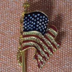 Flag Pin Brooch Patriotic 9/11