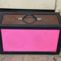Pink Custom Speaker Box with 2 Eminence 051864 10" Speakers