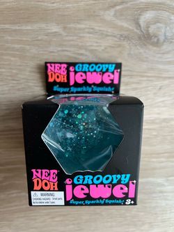 NEW Nee Doh Groovy Jewel Squish Toy