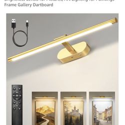 Brand New : 24" Picture Lights for Wall Black Color 