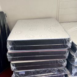 Brand New Full Size Mattress 10” Thick – Factory Direct! Also available in Twin, Queen & King. Ask about our Same-Day Delivery 🚚