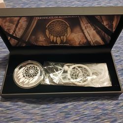 Oglala Lakota Sioux Dreamcatcher Cut-Out Coin