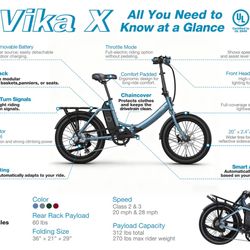 Vika X Folding E Bike