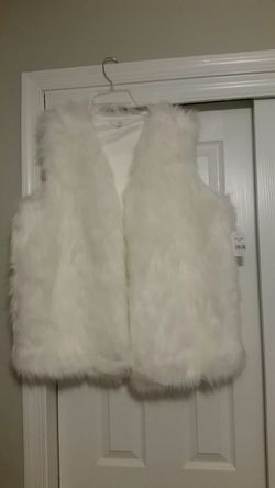 Faux fur vest 2x size 20