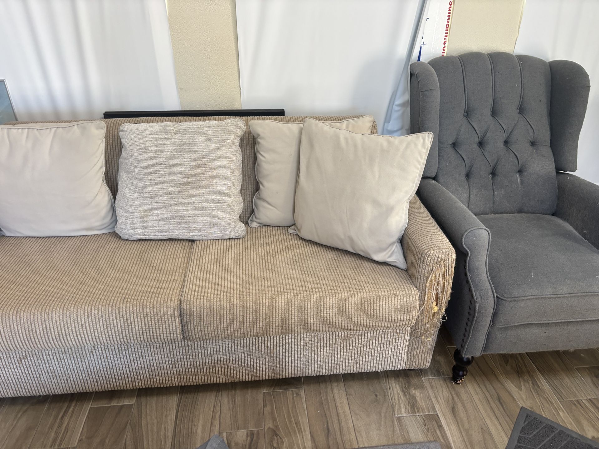 FREE loveseat And Armchair