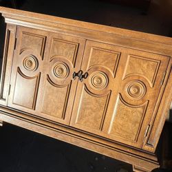 Mid Century Modern Accent Cabinet Or Side Table