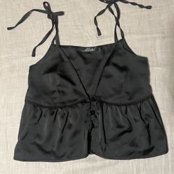 Black Cami Motel Top XS