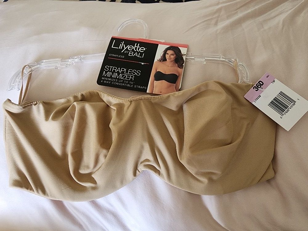 Lilyette By BALI strapless BRA Nude 36D