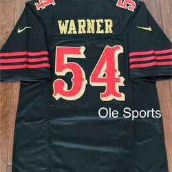 Warner Black Gold Rivalry 49ers Jersey