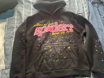 Spider (Sp5der) Hoodie Black Pink