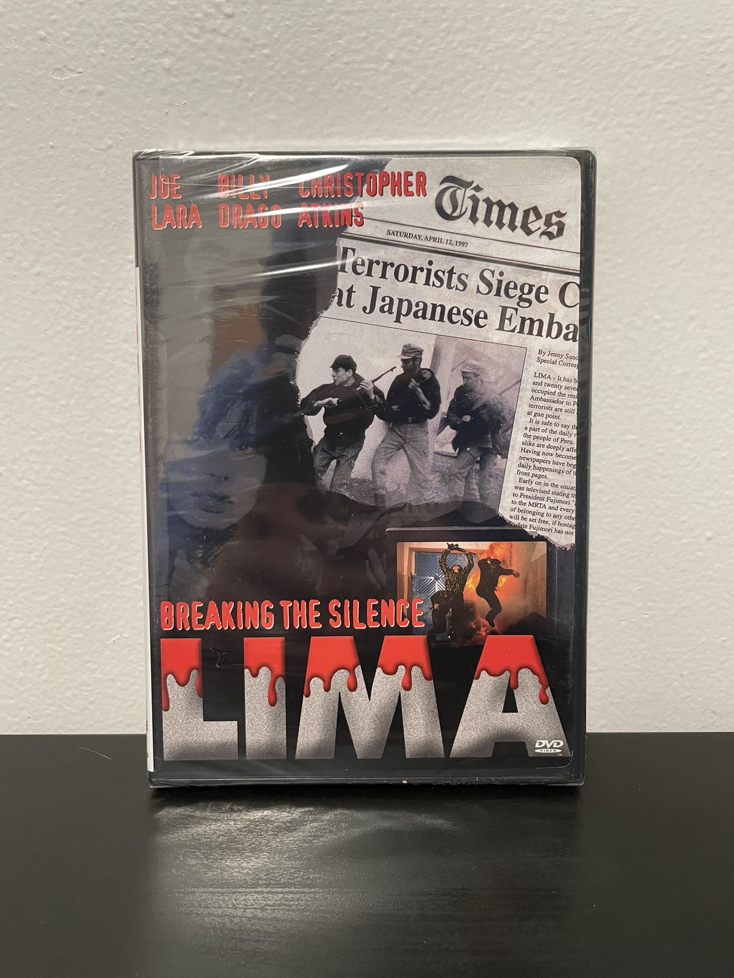 Lima Breaking The Silence DVD Movie NEW SEALED Joe Lara Peru True Story 1998