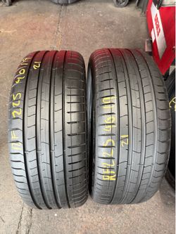 19” tires pirelli RF 255/35/19 semi new with free installation $300