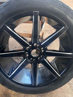 Black Machined Alloy Wheel 6 lug universal
