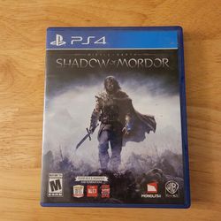 Middle Earth Shadow Of Mordor Playstation 4