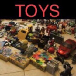 TOYS. DOLL HOUSE, CLOCKS. FORTNITE ACTION FIGURES.