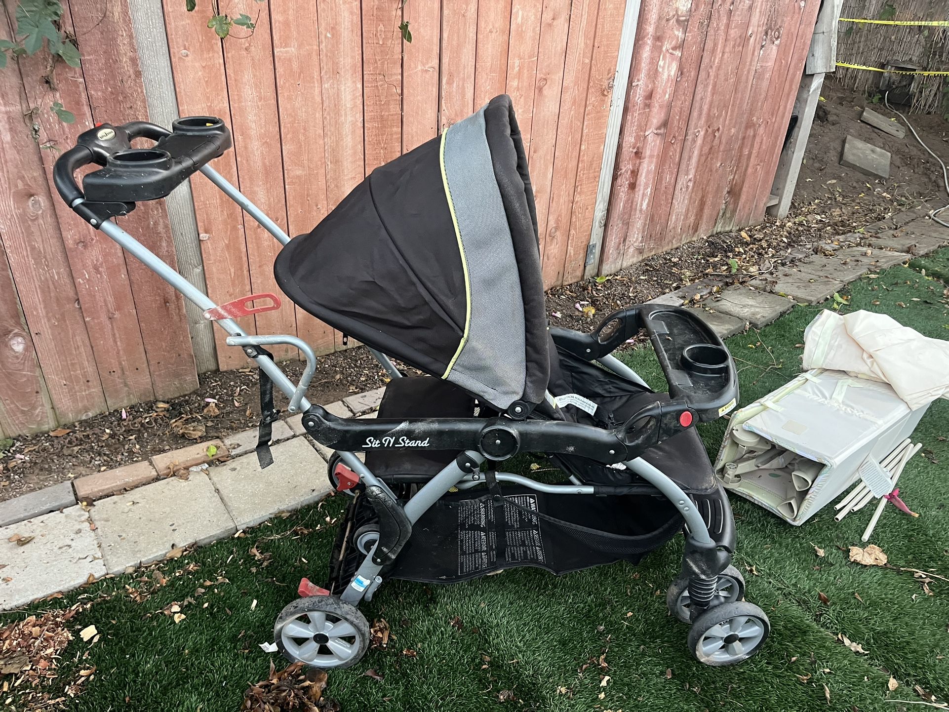 Baby stroller and playpen free