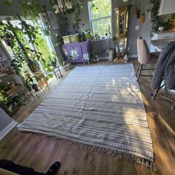 LIKE NEW Woven Rug 8x10
