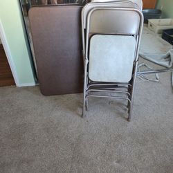 Card table & chairs
