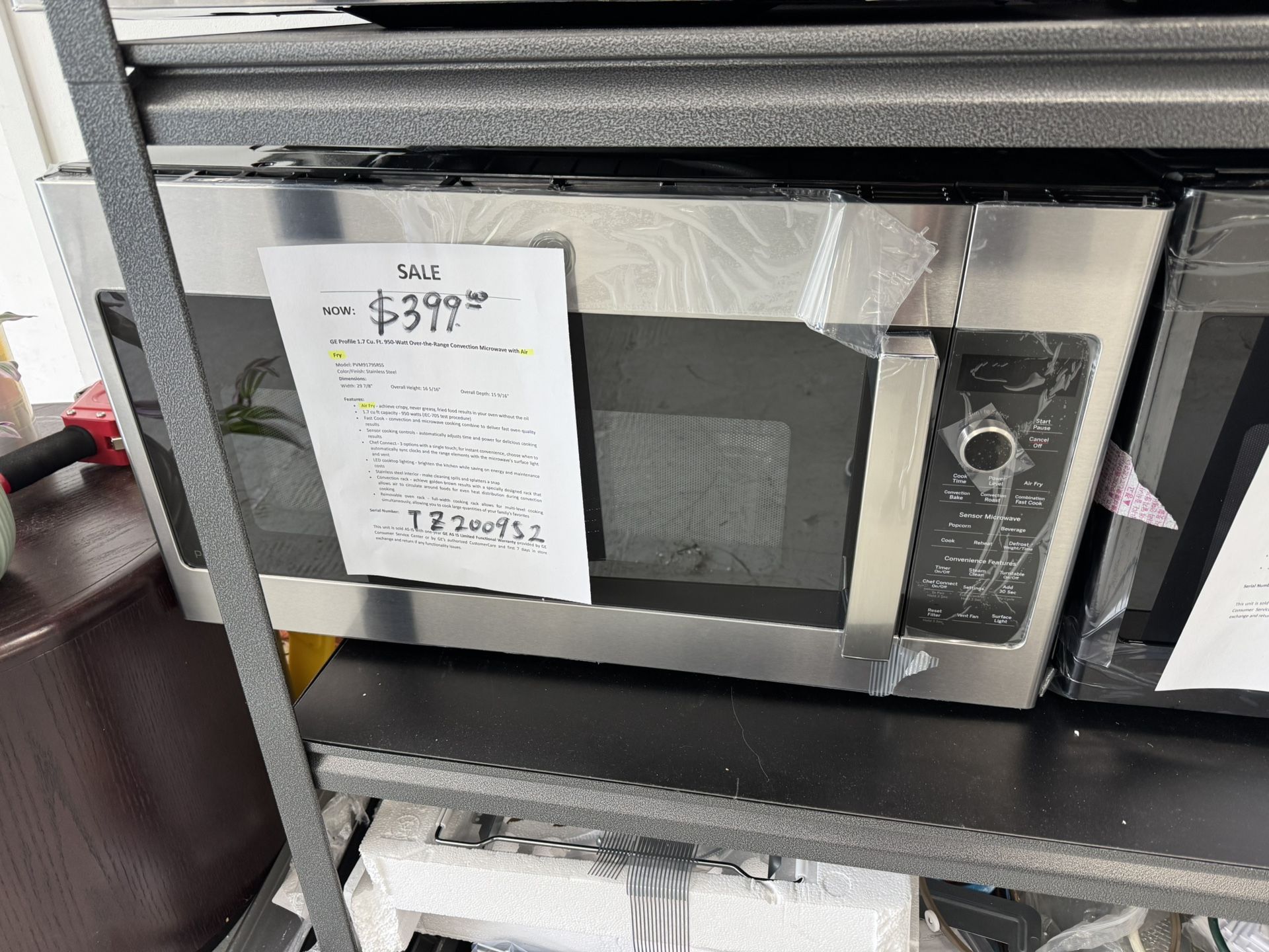 Over The Range Convection Microwave With Air Fly