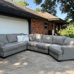 Sectional Sofa Gray