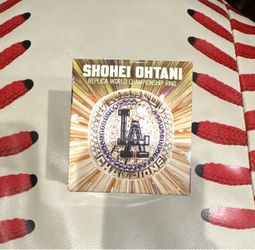 Shohei Ohtani SGA World Championship Ring Los Angeles Dodgers