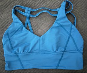 Lululemon blue sports bra