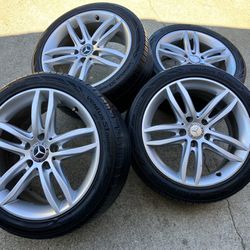 Rims Mercedes Benz Staggered Set OEM wheels Rines 5x112 