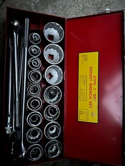 21 pc  1” drive