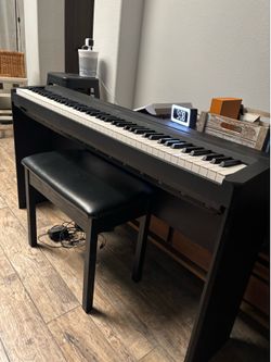 Yamaha P-45B 88-Key Weighted Digital Piano + Bench & Pedal