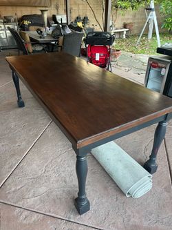 Solid Wood Table 84x36x 30 1/2