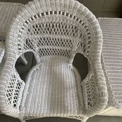 5 Piece Wicker Set