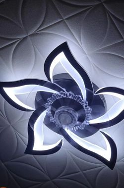 NEW Beautiful Flower Ceiling Fan With LED Lights And Remote Control