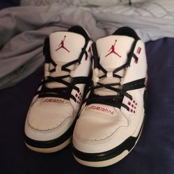 Air Jordan Flight 23 - (Men's) - White/Black-University Red