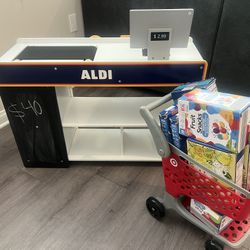 Cash Register And Cart 