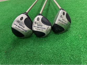 Callaway Golf Clubs Big Bertha Steelhead Plus #3 #5 #10 Golf Right Hand Regular Flex