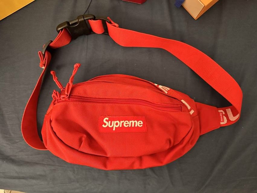 Supreme Waist Bag SS18 Fanny Pack Red