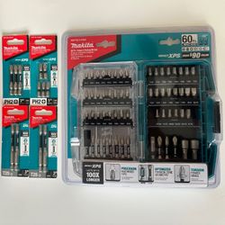 Makita XPS 60pc Impact Bit Set + Extra Packs (Brand New)