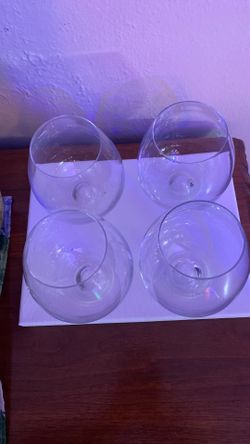 Crystal Stemless Wine Glasses 
