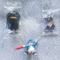 3 Vintage 1989 Applause DC Comics Figurines