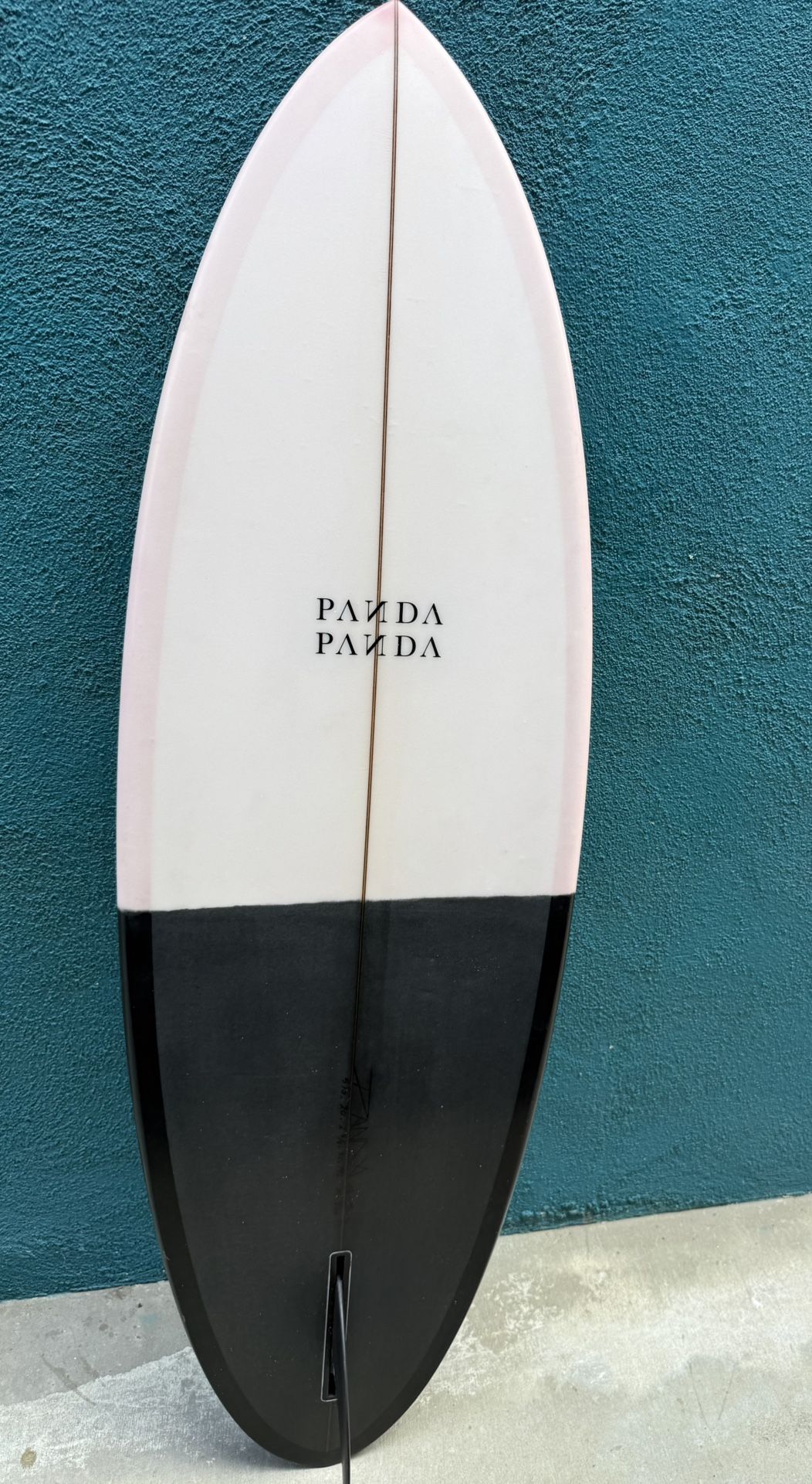 Panda single fin surfboard 5'10"