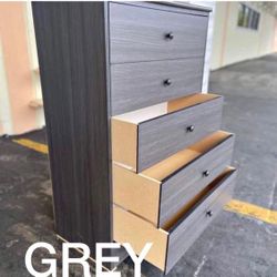 Dresser 5 Drawers Compress Wood 