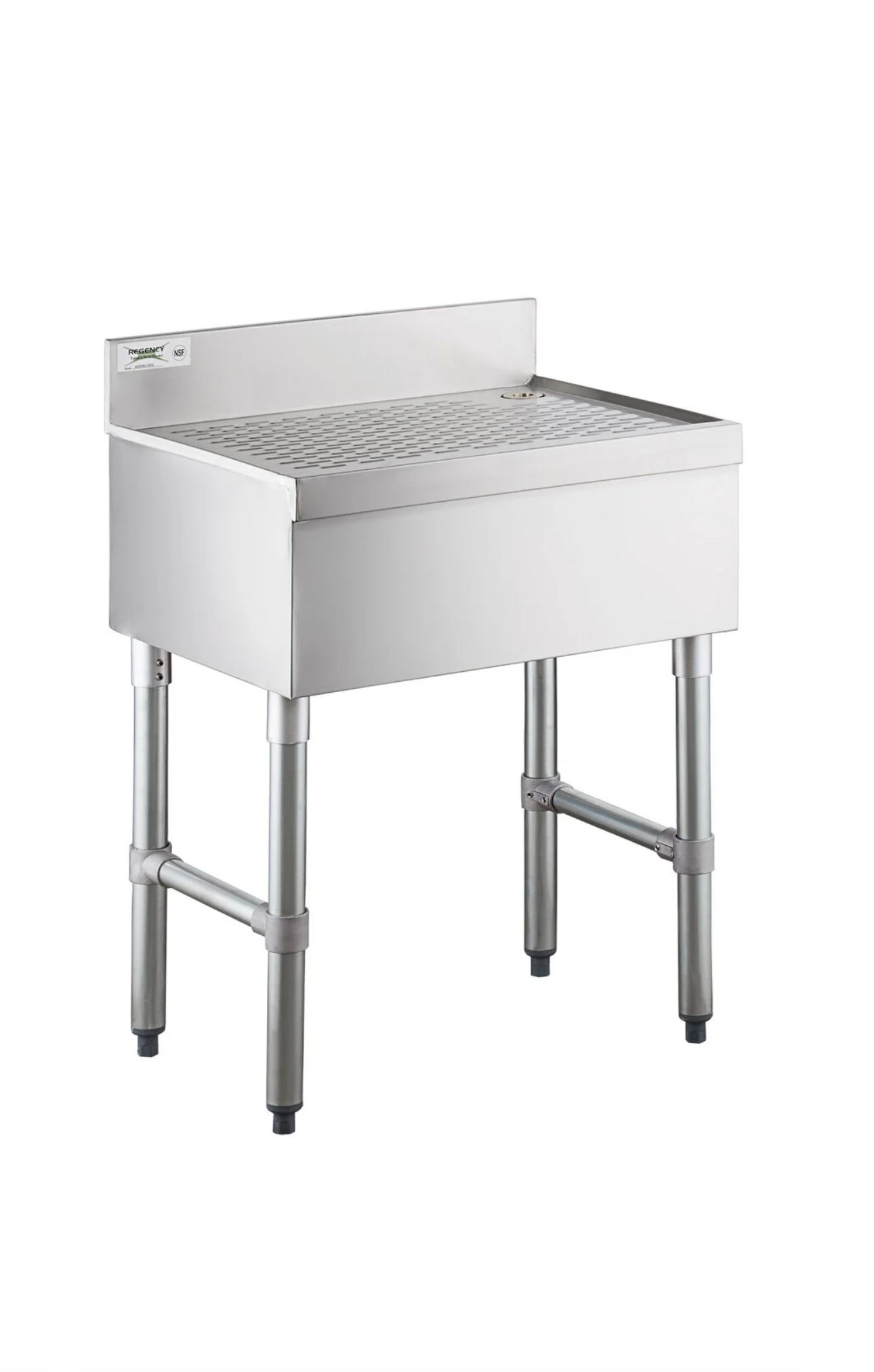 Regency Stainless Steel Underbar Drainboard 24