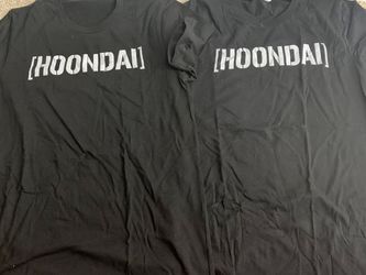 Hoondai T Shirts Size Small & Med