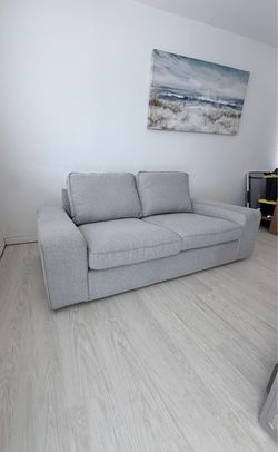 IKEA kivik sofá - light gray fabric loveseat
