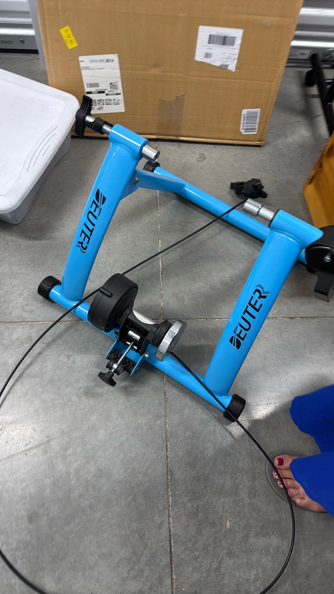 Bike Trainer, Magnetic Bicycle Stationary Stand for Indoor Exercise Riding, 26-29" & 700C Wheels