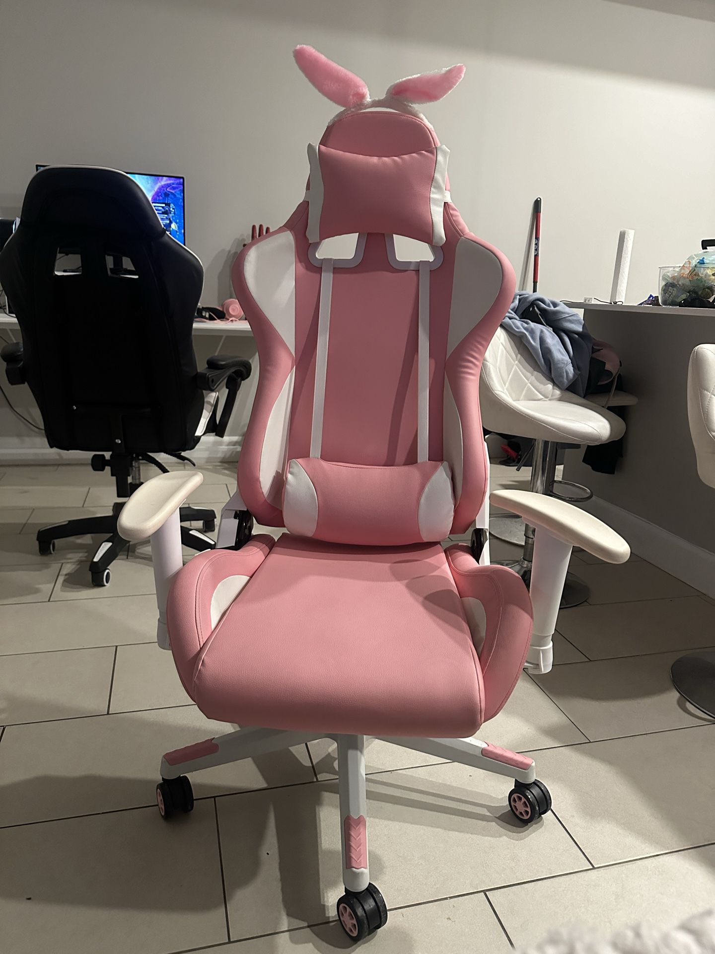 Bunny Pink Gamer Chair