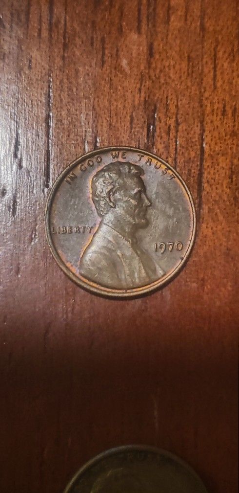 1970s FULL SET TONED PENNIES SMALL CENT
