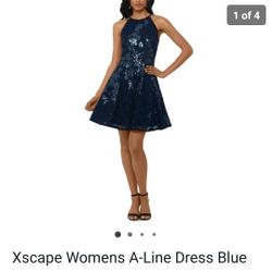 Xscape Women Sequin Party Dress New